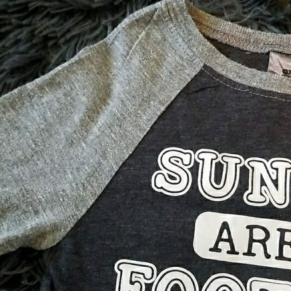 SUNDAYS ARE FOR FOOTBALL WITH DADDY TEE - Picture 2 of 6
